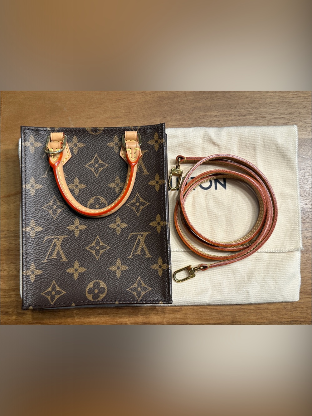 Louis Vuitton Monogram Petit Sac Plat